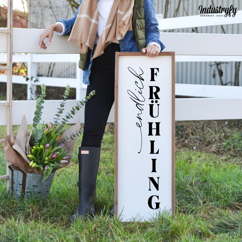 Landhaus Schild | Endlich Frühling