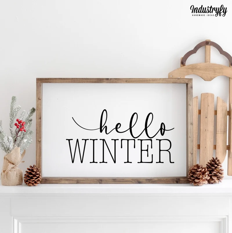 Landhaus Schild | Hello Winter