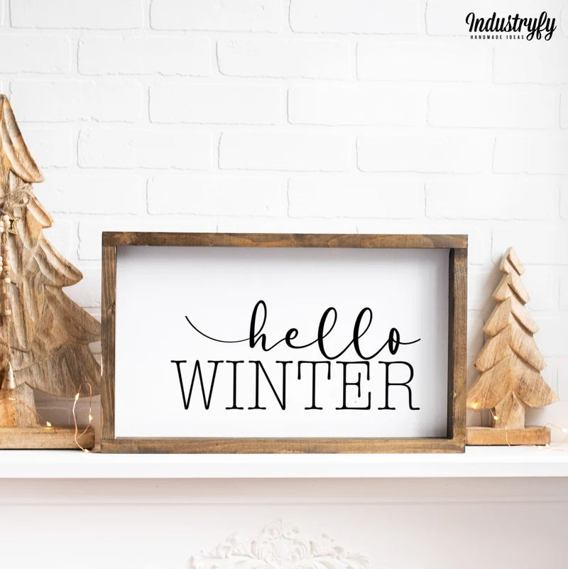 Landhaus Schild | Hello Winter