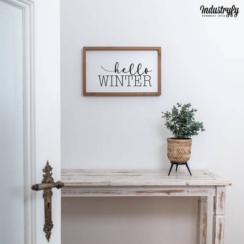 Landhaus Schild | Hello Winter