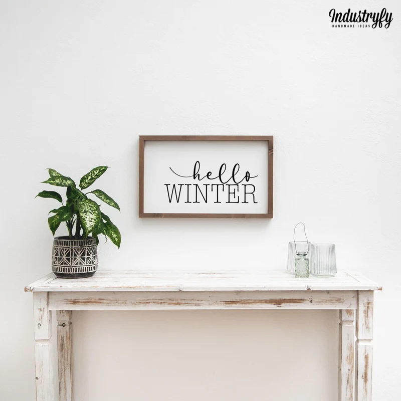 Landhaus Schild | Hello Winter