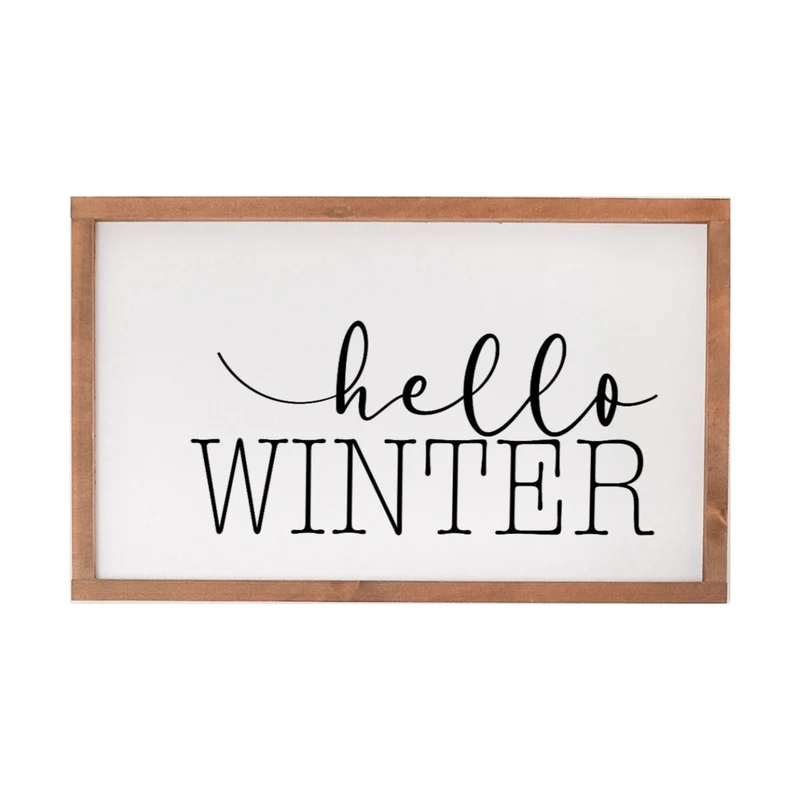 Landhaus Schild | Hello Winter