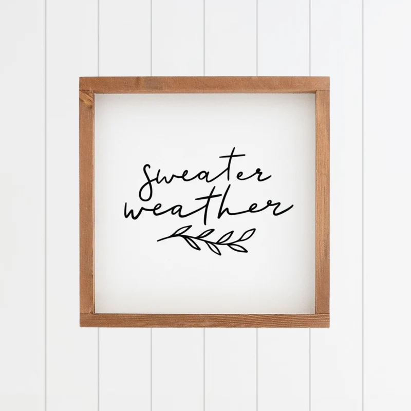 Landhaus Schild | Sweater Weather