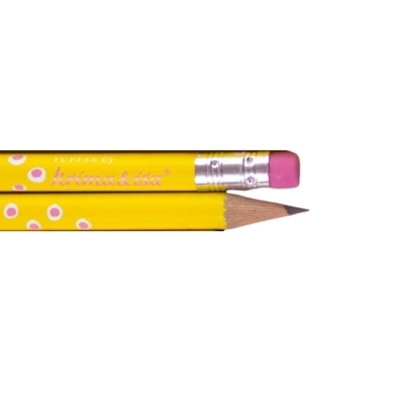 Bleistift - Tupfer Gelb