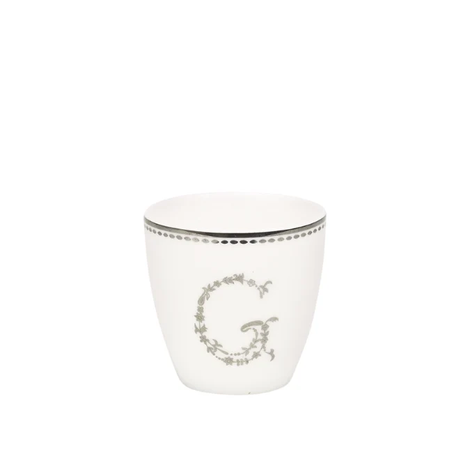 Mini Latte Cup - G Silver