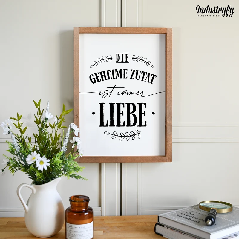 Landhaus Schild | Die geheime Zutat ist immer Liebe