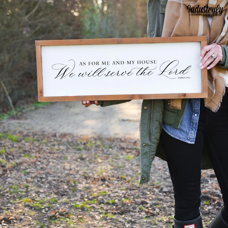 Landhaus Schild | We will serve the Lord No1
