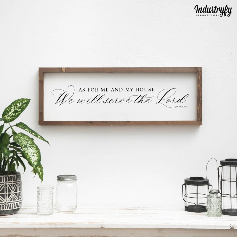Landhaus Schild | We will serve the Lord No1