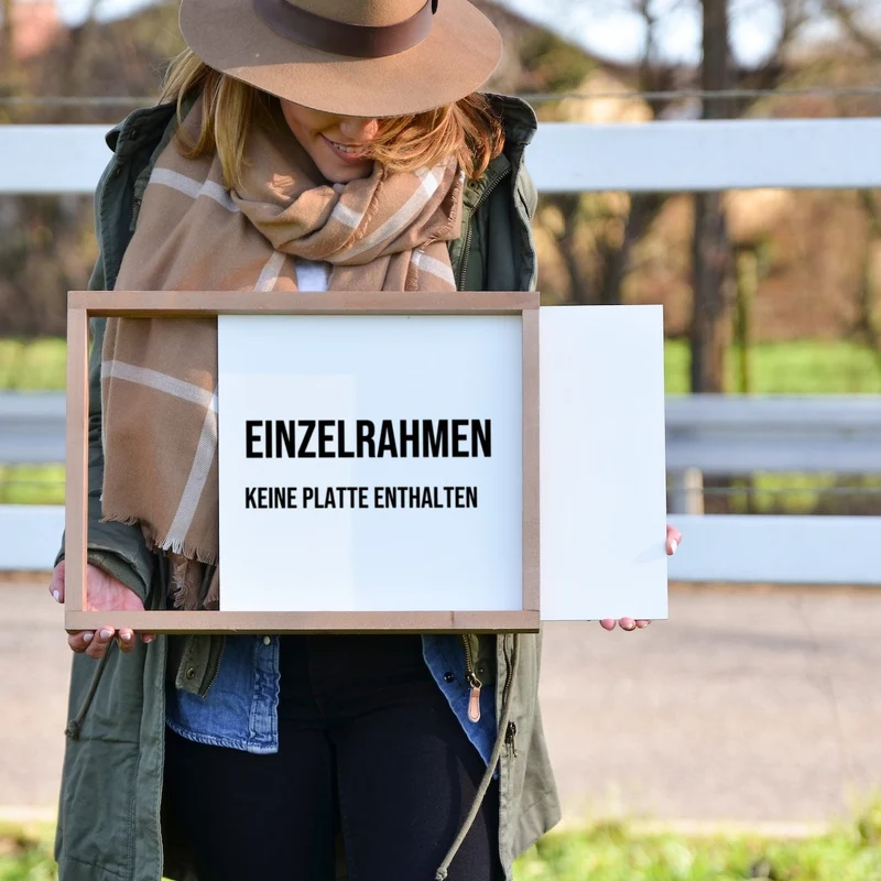 Einzelrahmen ohne Inlay