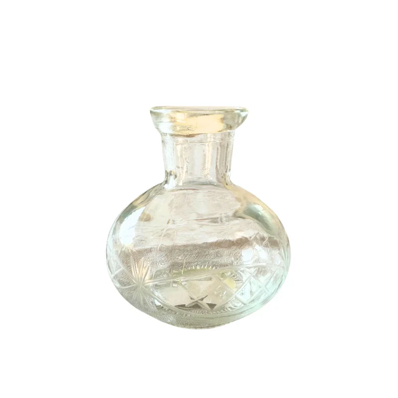 Vase Mini - bauchig mit Schliff