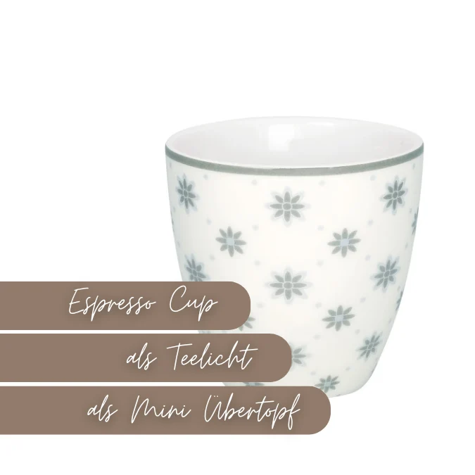 Mini Latte Cup - Laurie pale grey