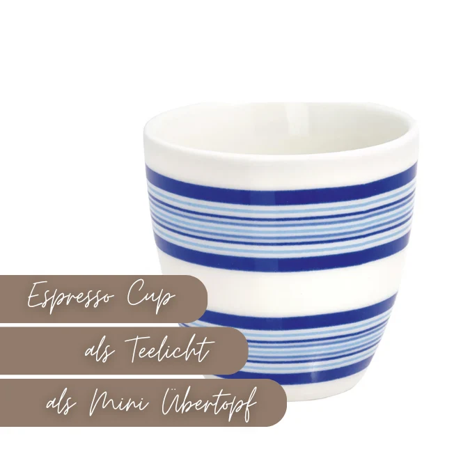 Mini Latte Cup - Helen blue