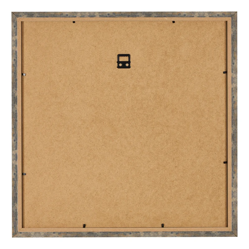 Bilderrahmen 45x45 cm - Blau Gold Meliert - MDF - Bologna