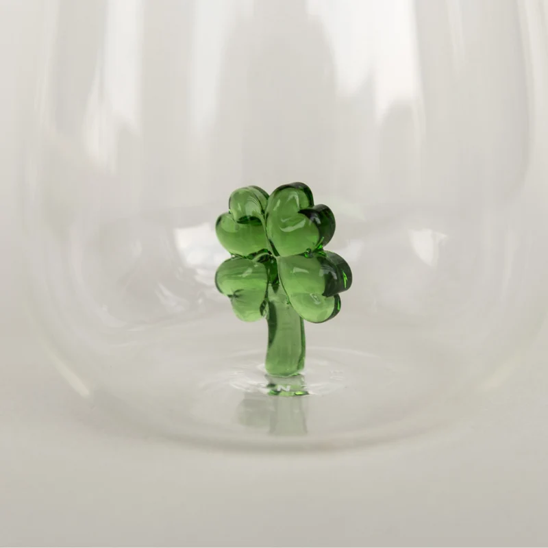 Trinkglas Figurenglas - Kleeblatt