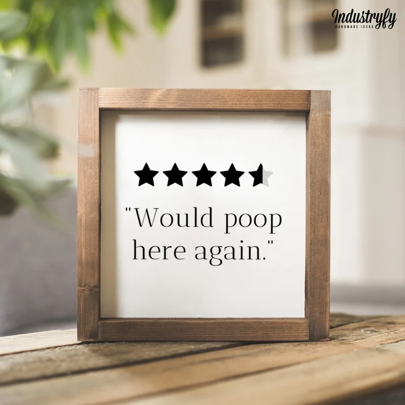 Landhaus Schild | Would poop here again