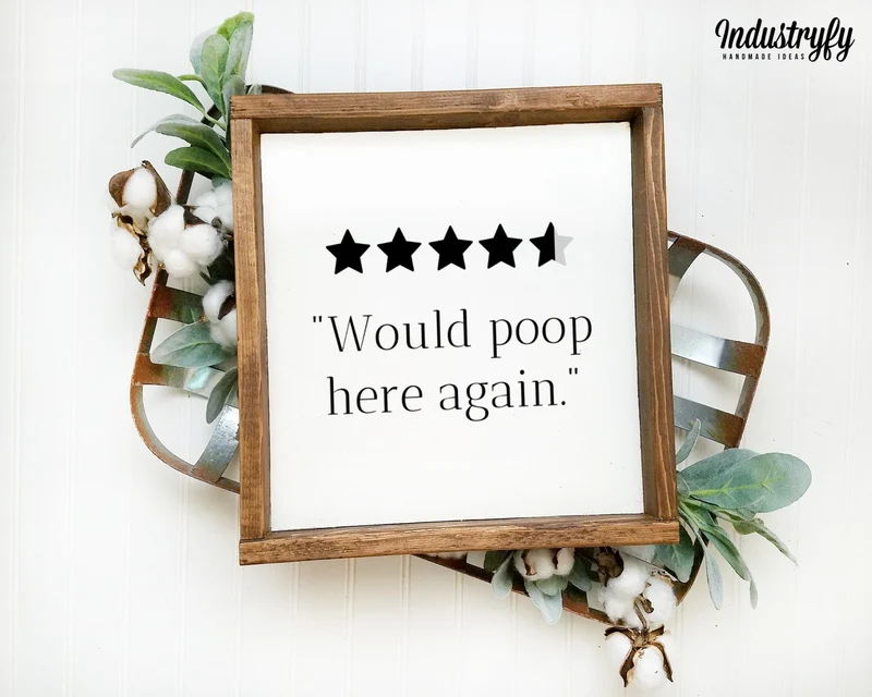 Landhaus Schild | Would poop here again