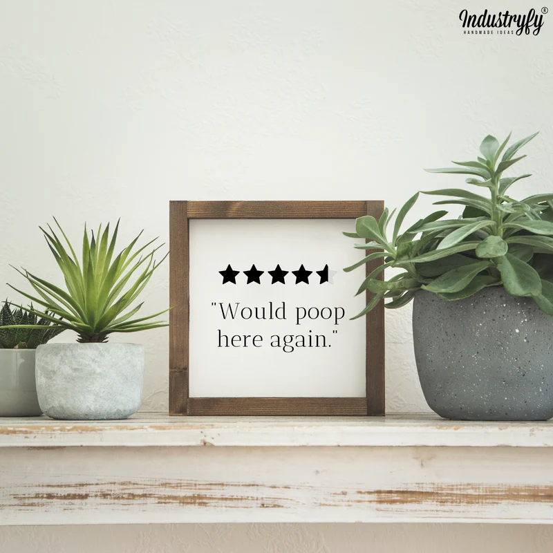 Landhaus Schild | Would poop here again