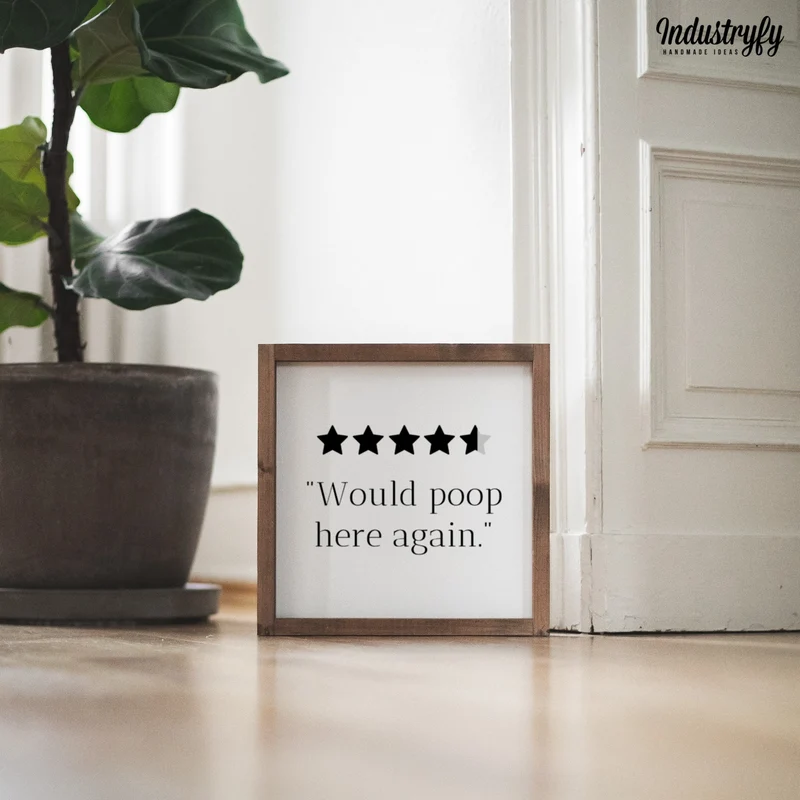 Landhaus Schild | Would poop here again