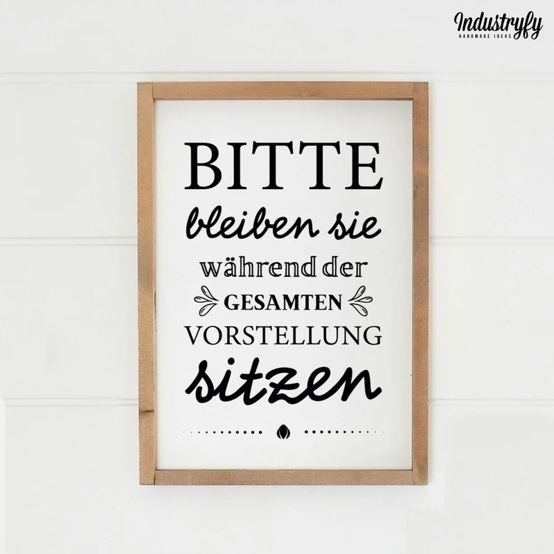 Landhaus Schild | Bitte setzen