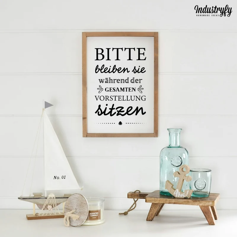 Landhaus Schild | Bitte setzen