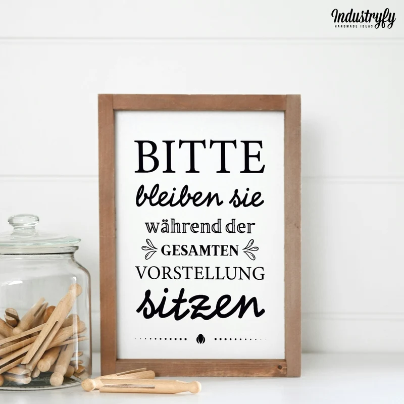 Landhaus Schild | Bitte setzen
