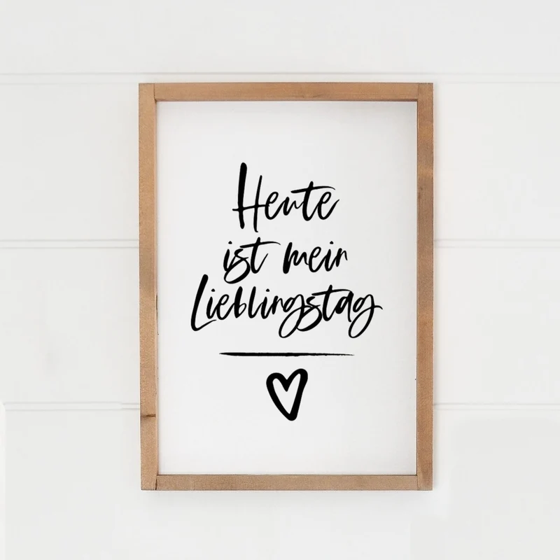 Landhaus Schild | Heute ist mein Lieblingstag