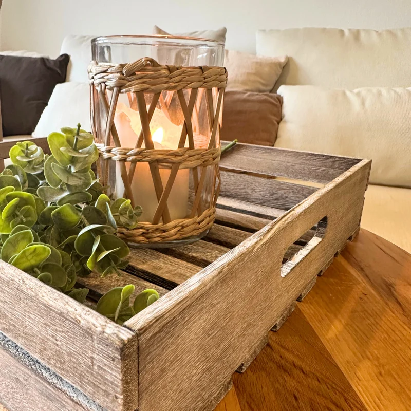 Holzkasten - Tray Tablett