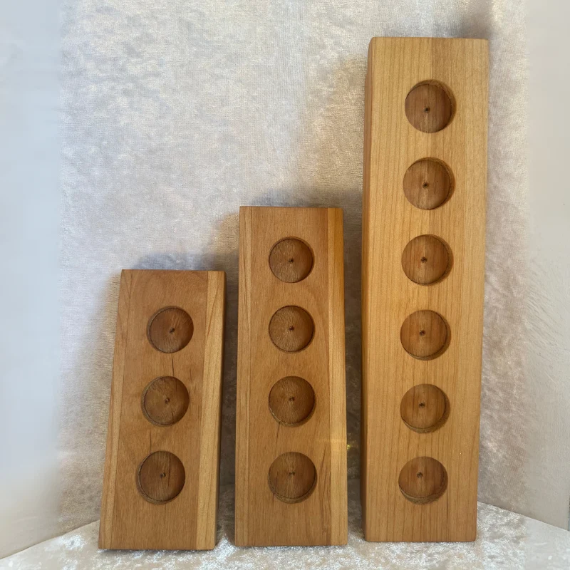 Display für ätherische Öle - Holz