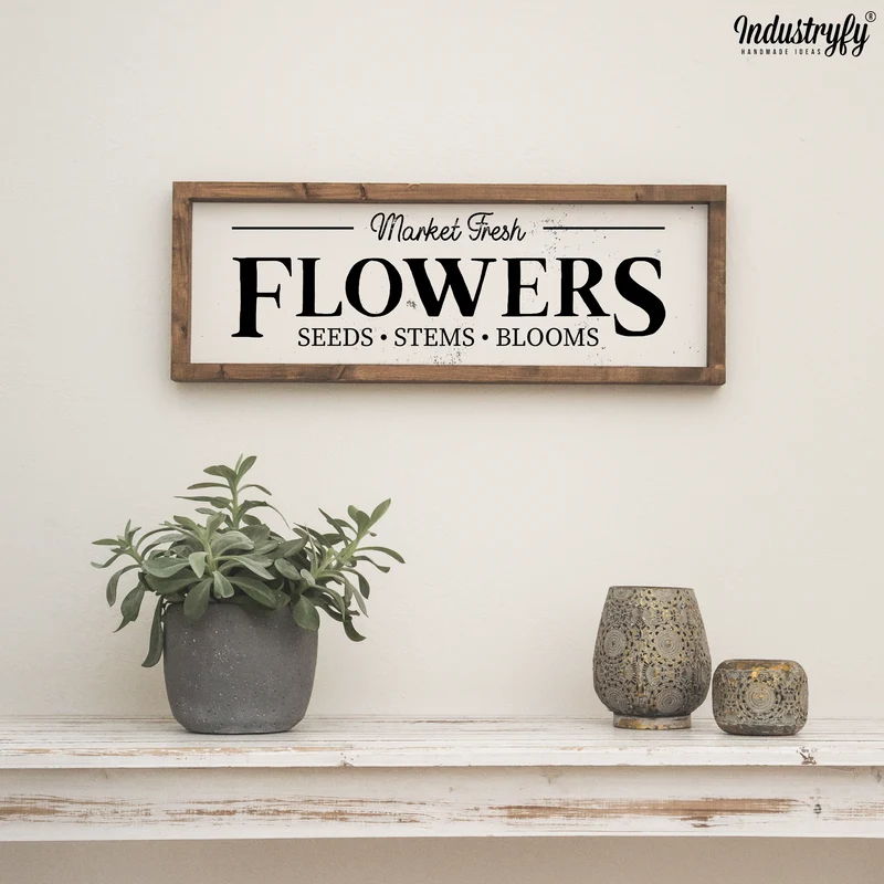 Landhaus Schild | Market Fresh Flowers