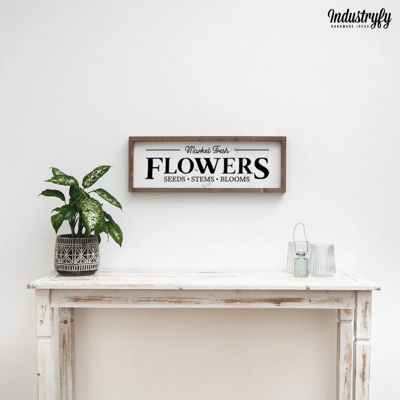 Landhaus Schild | Market Fresh Flowers