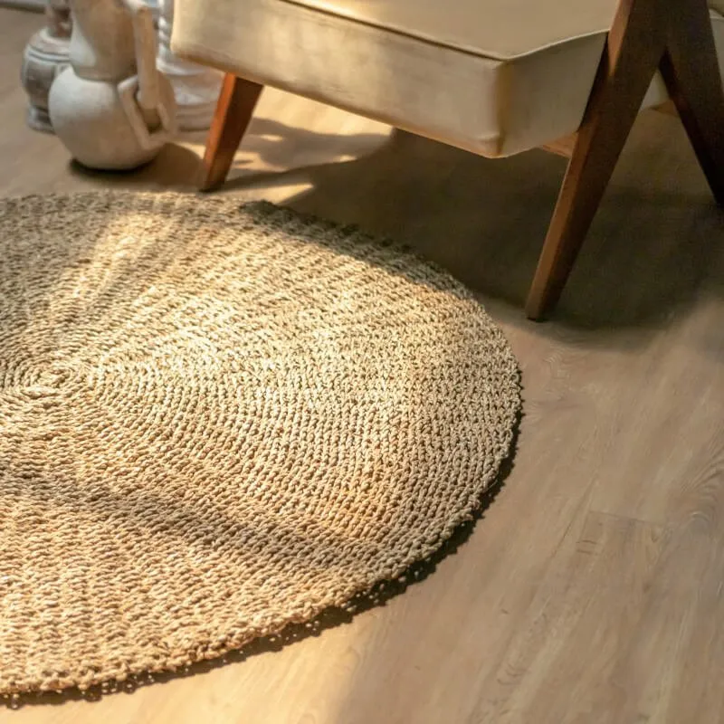 Naturteppich rund Seegras Loka