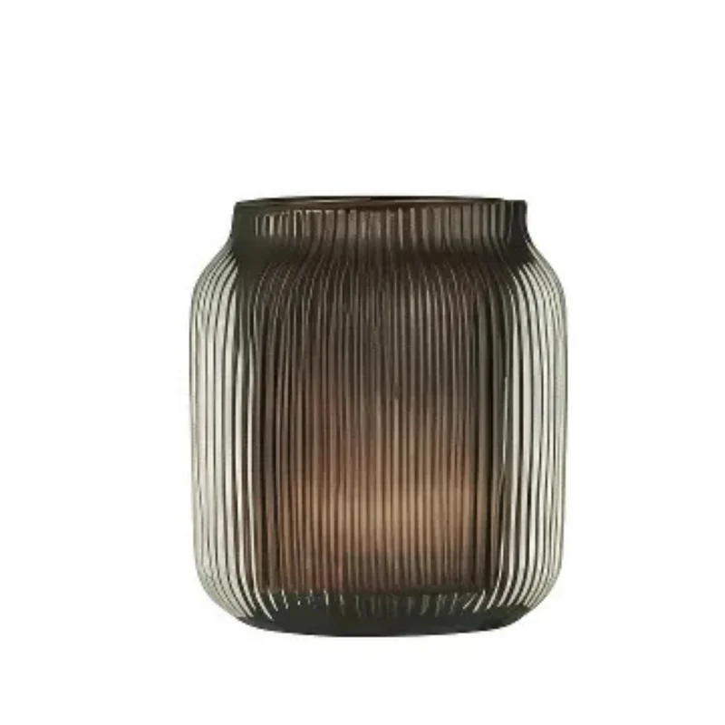 Kerzenhalter NORA • Teelichtglas braun