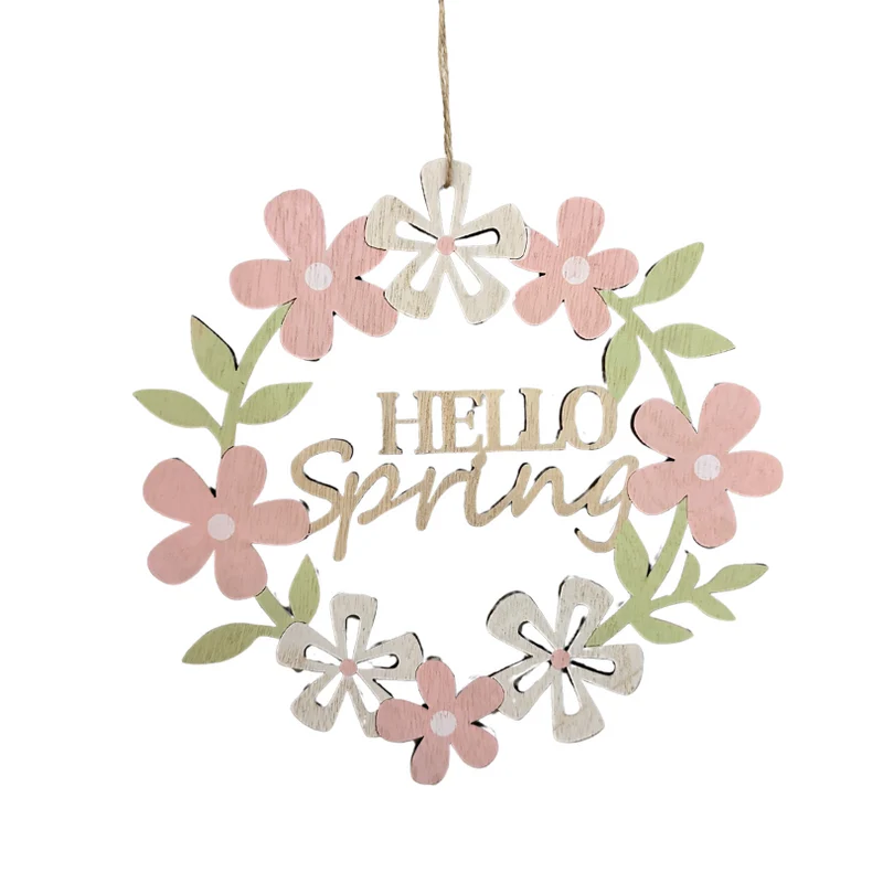 Kranz - Holz - Hello Spring