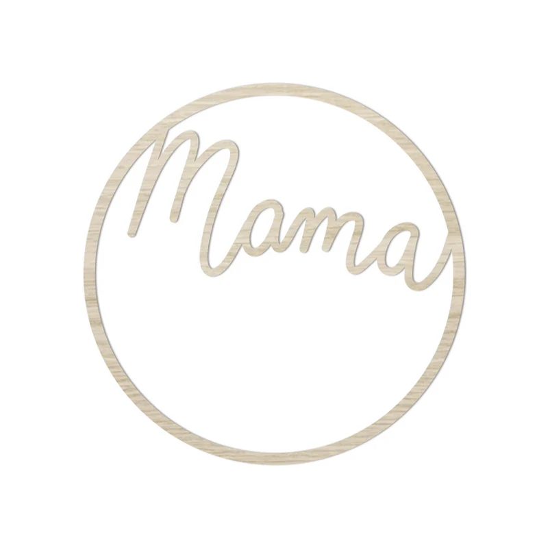 Holzkranz - Mama