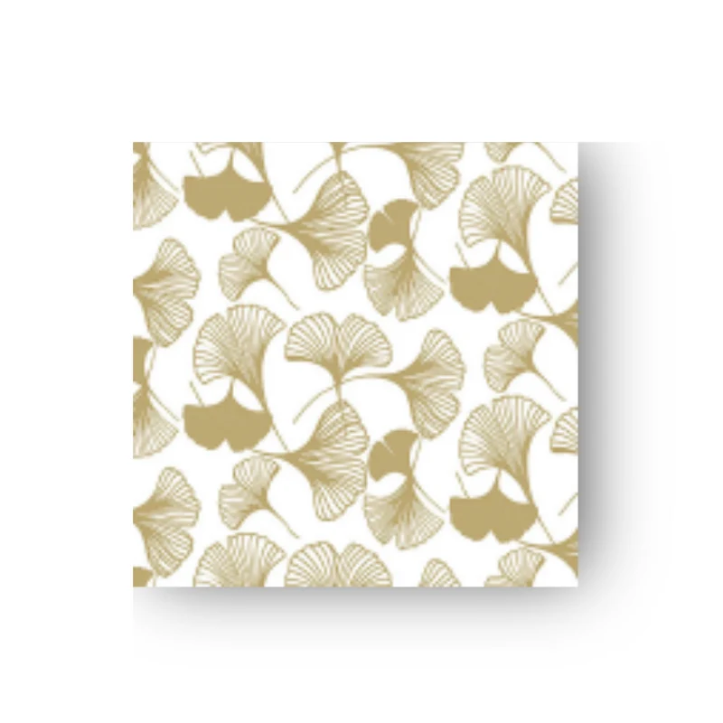 Papierserviette M • Ginko Gold