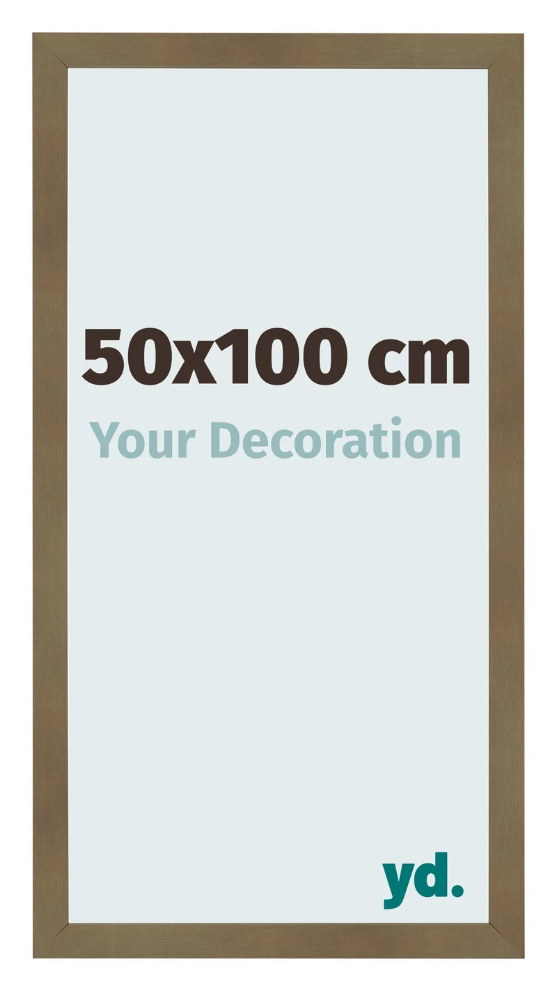 Bilderrahmen 50x100 cm - Bronze Dekor - MDF - Bologna