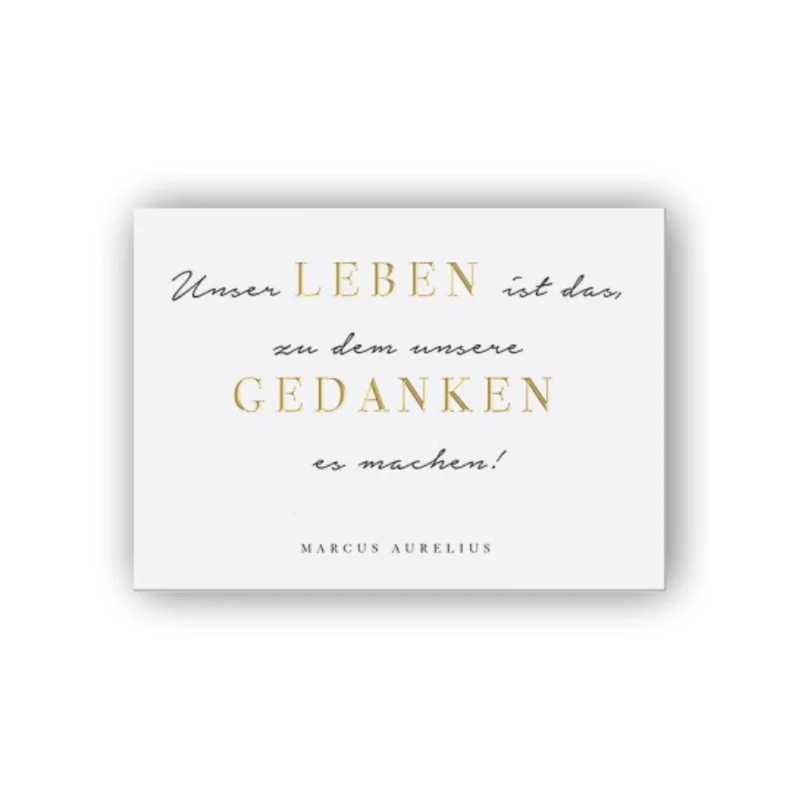 Postkarte • Leben Unsere Gedanken