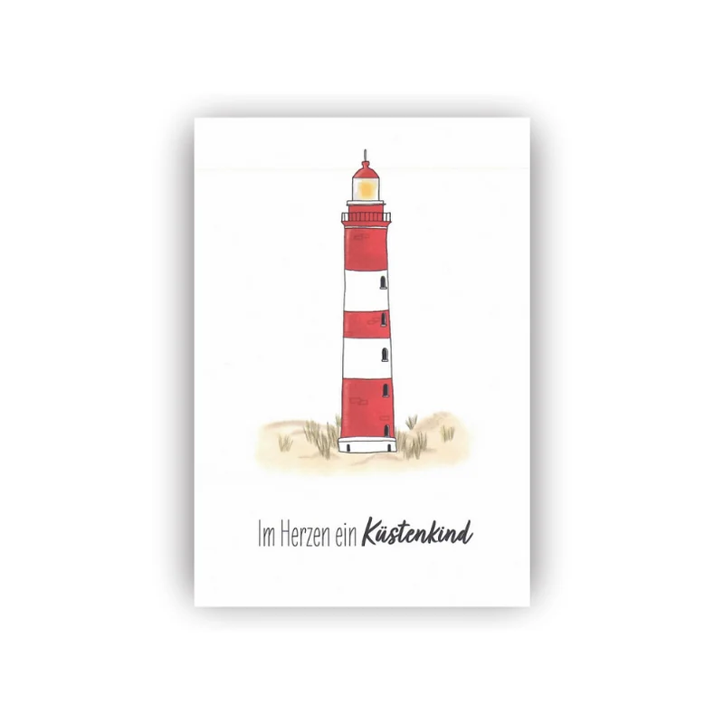 Postkarte • Im Herzen Küstenkind