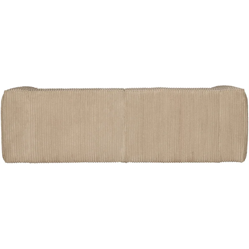 3,5 Sitzer Sofa Bean Ribcord Travertin - WOOOD