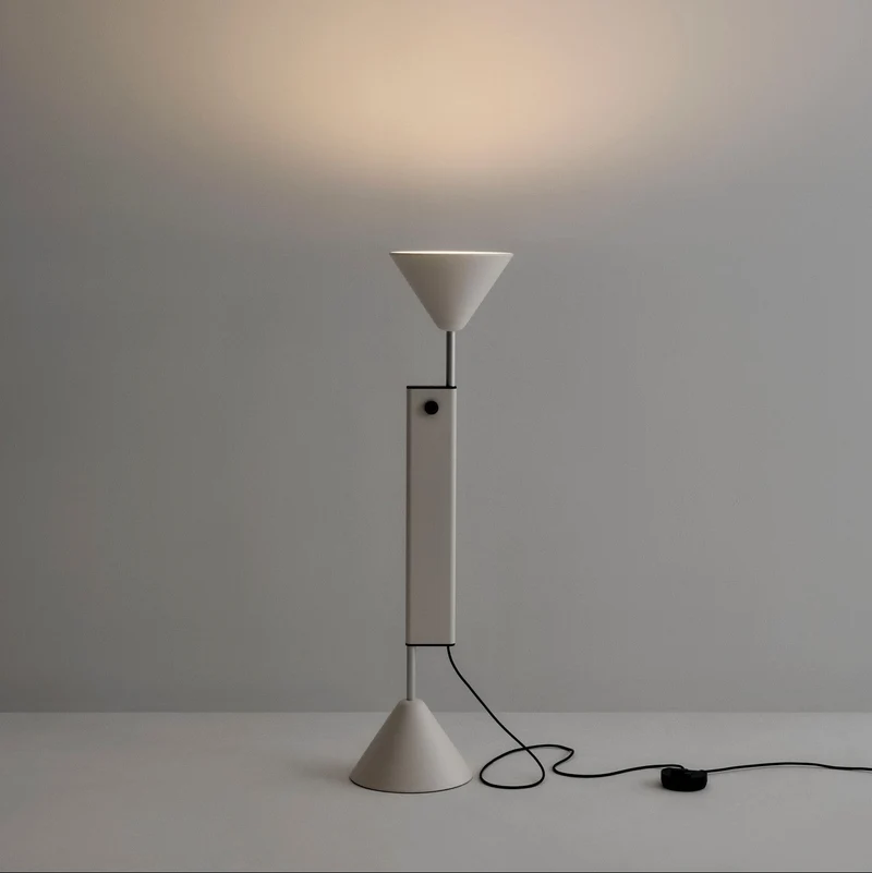 Höhenverstellbare Stehleuchte Twist Cream White - Hay