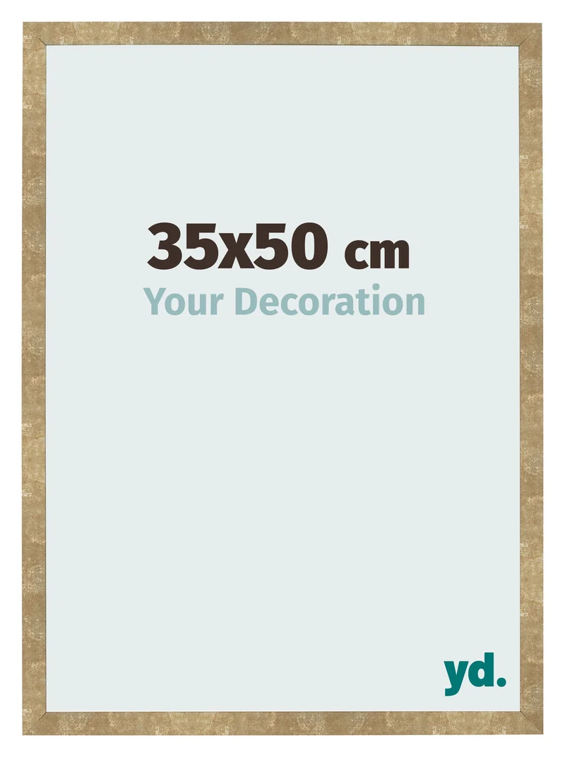 Bilderrahmen 35x50 cm - Gold Antik - MDF - Bologna