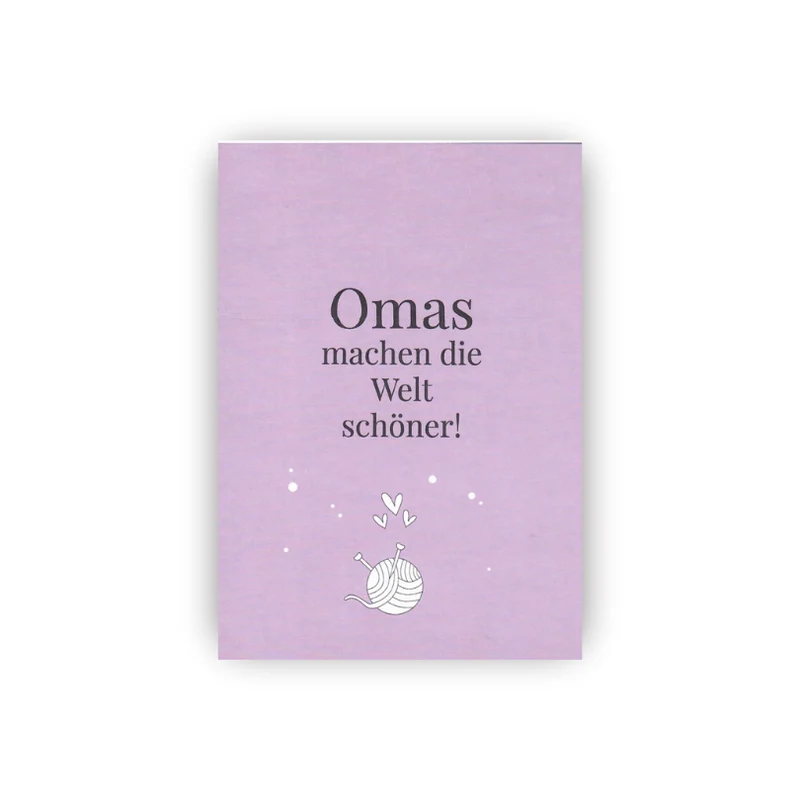 Postkarte • Omas machen die Welt schöner