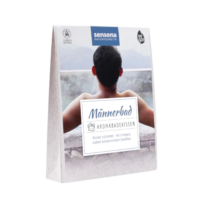 Naturkosmetik • Badekissen • Männerbad
