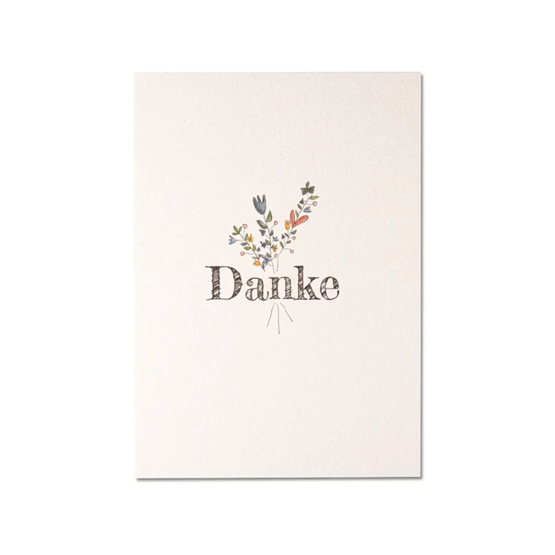 Postkarte • Danke Blumenstrauss