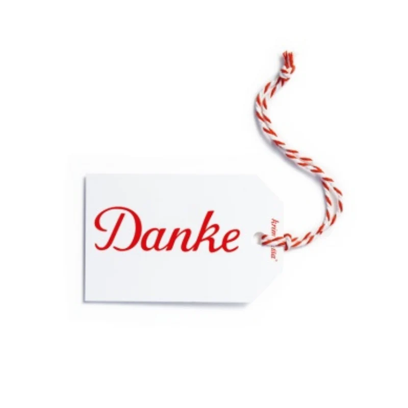 Geschenkanhänger • Krima & Isa • Danke