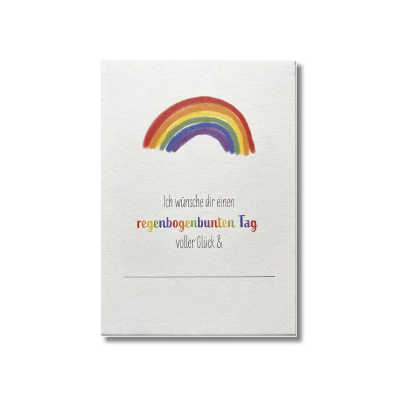 Postkarte • Regenbogen