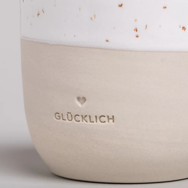 Becher - Glücklich