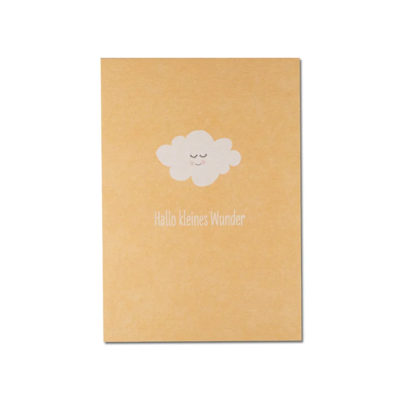 Postkarte • Geburt • Hallo kleines Wunder