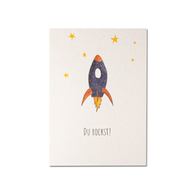 Postkarte • Du Rockst