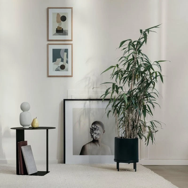 Bau Pot large Blumentopf schwarz - ferm Living